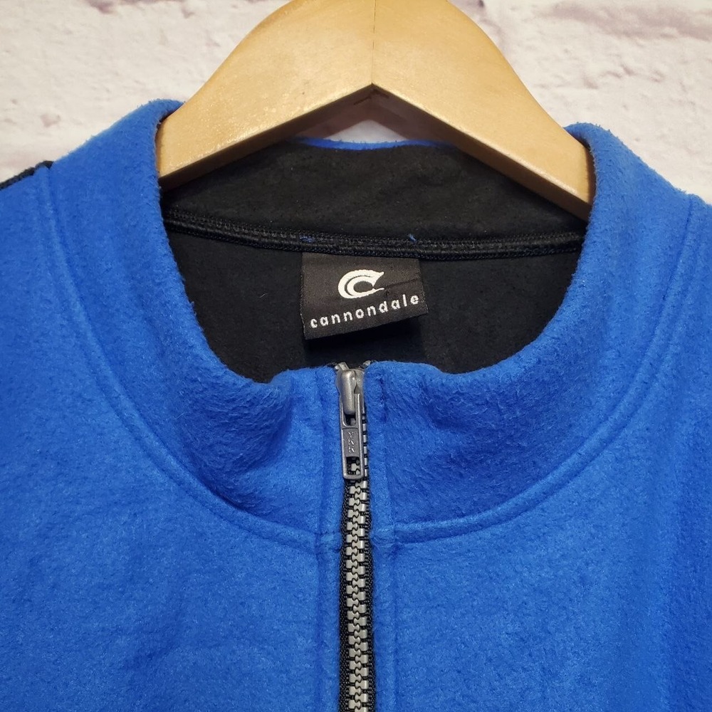 Cannondale‎ Vest Polartec Fleece Full Zip Mens Large Blue Black Running Cycling - Picture 7 of 12
